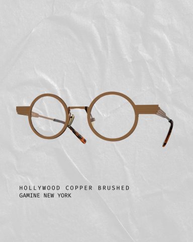 montura hollywood copper brushed gamine